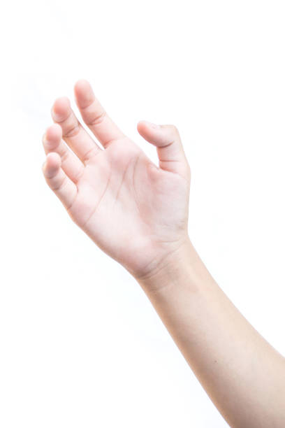 istock Close-Up Of Hand Over White Background 981759860