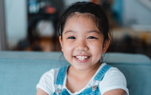 Portrait of an adorable chinese girl