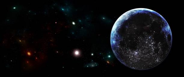 istock Planets and galaxies, science fiction wallpaper. 981771104