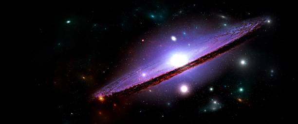 istock Planets and galaxies, science fiction wallpaper. 981771202