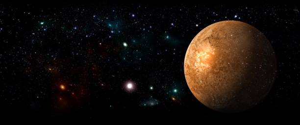 istock Planets and galaxies, science fiction wallpaper. 981771204