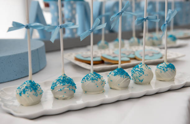 istock Delicious sugary sweets from a birthday party 981771696