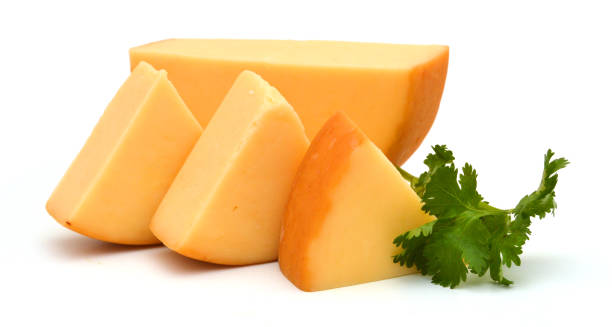 istock piece of cheese isolated on a white background 981778622