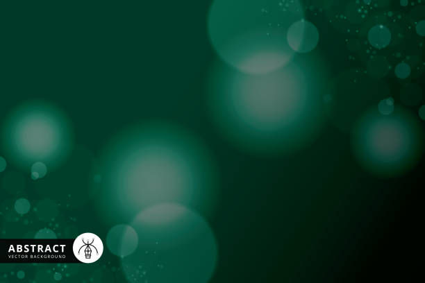 jasny zielony wysoki klucz bokeh kropka tło - winter backgrounds focus on foreground white stock illustrations