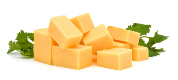 istock piece of cheese isolated on a white background 981783428
