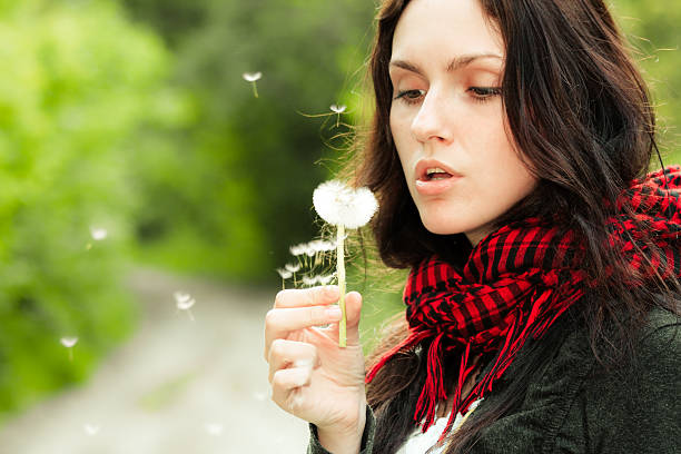 istock Girl with dandelion 98178344