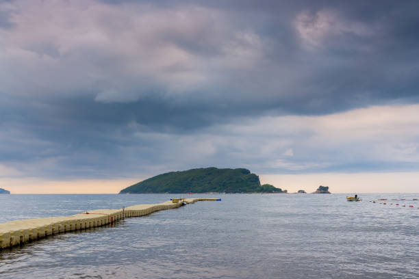 istock Seascape and storm clouds in Montenegro, Europe. 981799588