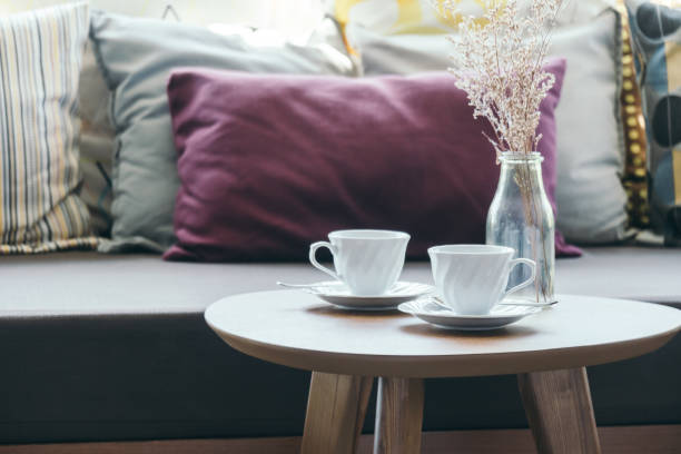 istock Close-Up Of Coffee Cups On Table 981824736