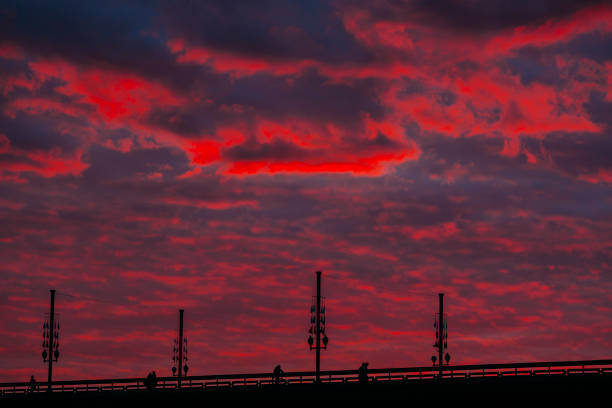 City, Cityscape, Dusk, Glass - Material, Iron - Metal, Cloudscape, Sunset