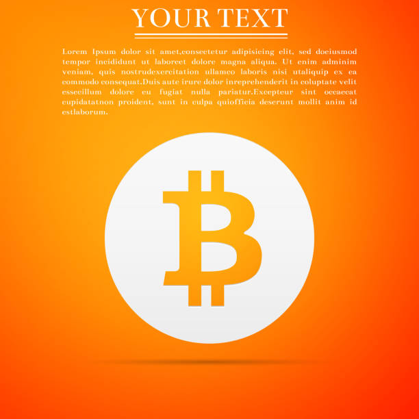 istock Cryptocurrency coin Bitcoin icon isolated on orange background. Bitcoin for internet money. Digital currency. Blockchain based secure crypto currency. Flat design. Vector Illustration 981836806