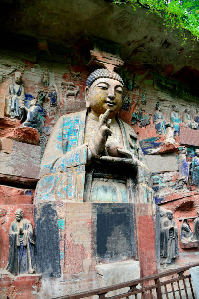 istock Dazu rock carvings, sichuan, China 981850004