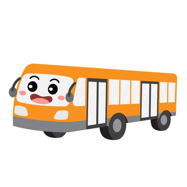 2,000+ Orange Bus Stock Illustrations, Royalty-Free Vector