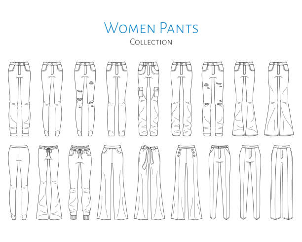 Pantalon Ancho Mujer - Banco de fotos e imágenes de stock - iStock Pantalon Ancho Mujer - Banco de fotos e imágenes de stock - iStock