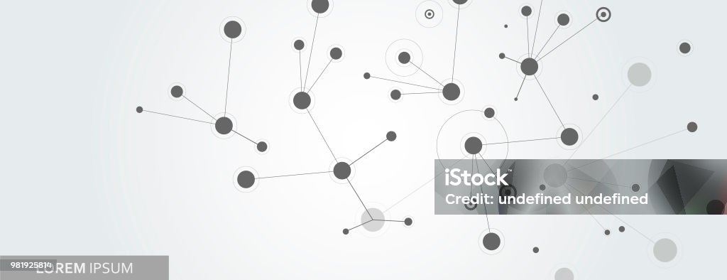 Connection Design Abstract Abstract Connection Structure Stock Illustration - Download Image Now ...