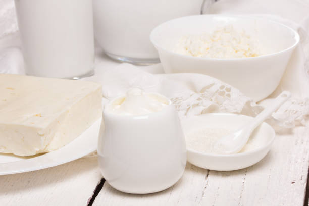 istock fresh sour cream and quark 981927068