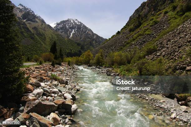 The Ala Archa National Park In The Tian Shan Mountains Of Bishkek Kyrgyzstan Stock Photo - Download Image Now