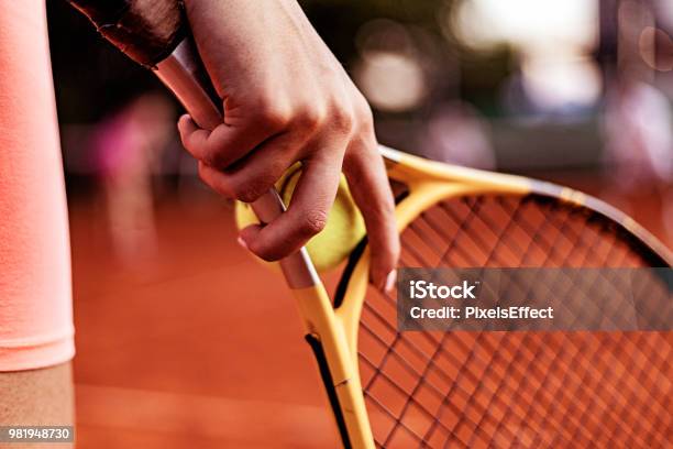 Shes Going To Be A Tennis Star Stock Photo - Download Image Now - Tennis, Tennis Player, Close-up