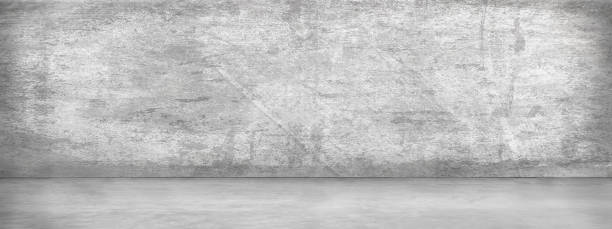istock Abstract interior of empty room with concrete wall and floor 981989898
