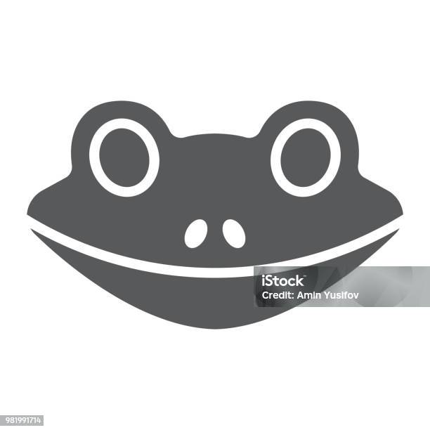 Frog Glyph Icon Animal And Zoo Amphibian Sign Vector Graphics A Solid Pattern On A White Background Eps 10 Stock Illustration - Download Image Now