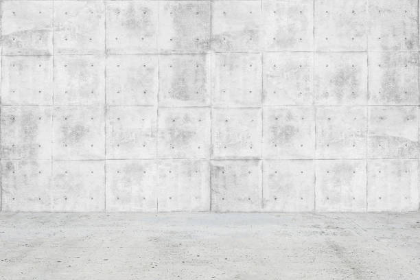 istock Abstract interior of empty room with concrete wall and floor 981996942