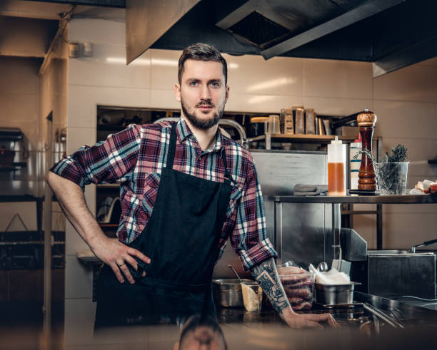 istock Portrait of master chef in a kitchen. 981997184