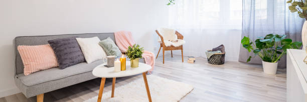 istock Scandinavian style living room 981998240