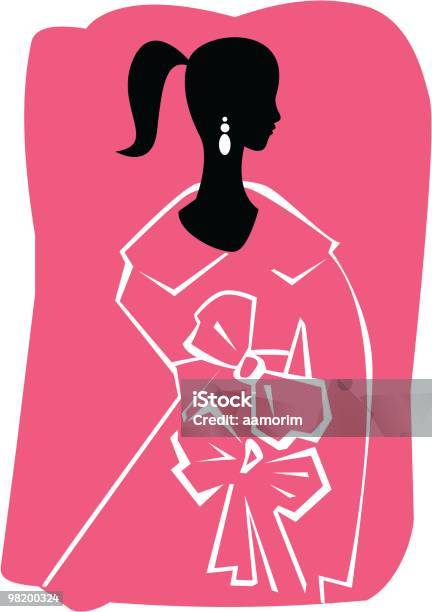 Frau Silhouette Stock Vektor Art und mehr Bilder von Erwachsene Person - Erwachsene Person, Farbbild, Frauen