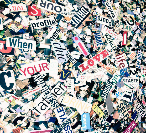 istock random magazine words and letters love 982005542