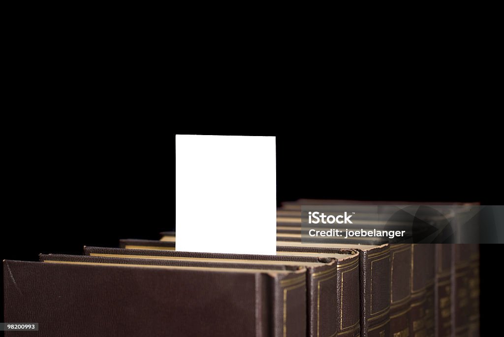 Books with copy space  Black Background Stock Photo
