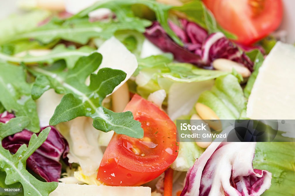 Close Up Of Italienische gemischte Salat - Lizenzfrei Abnehmen Stock-Foto
