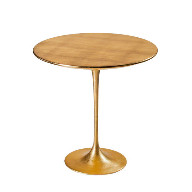 istock Elegant golden coffee table isolated on white background. Clipping path. 982032186