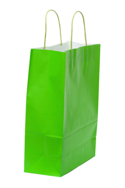 istock Paper shopping bags on white background 982037932