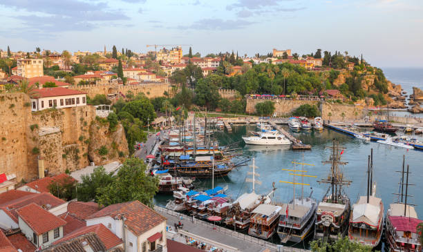 istock Boats in Antalya Harbour, Turkey 982045788
