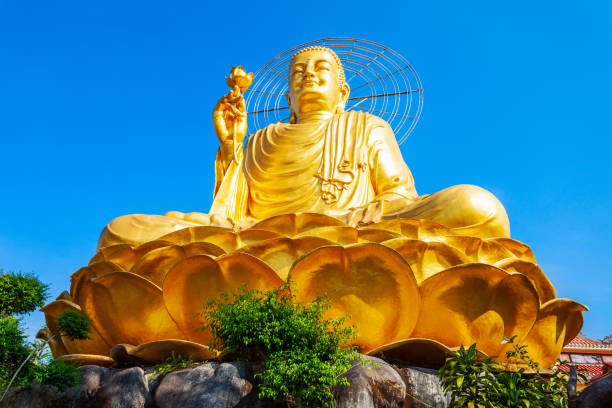 istock Golden Buddha statue in Dalat 982069234