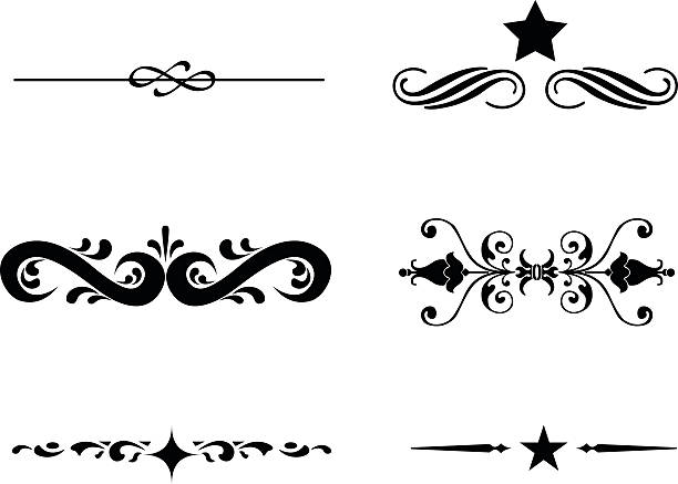 Assorted Scrolls to use in your design vector art illustration