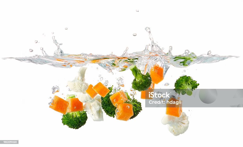 Di verdura Schizzare - Foto stock royalty-free di Acqua