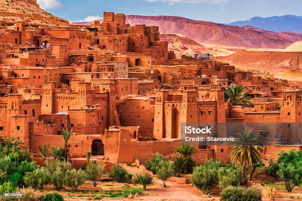 Ait Benhaddou - Ancient city in Morocco North Africa Morocco Stock Photo