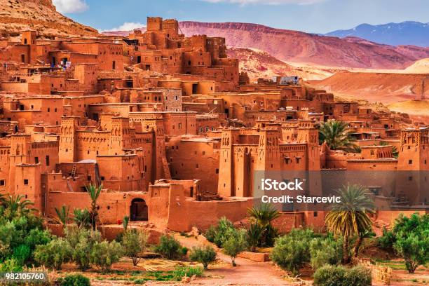 Ait Benhaddou Ancient City In Morocco North Africa Stock Photo - Download Image Now