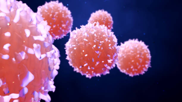 клетки, раковые клетки или лимфоциты - cancer cell cell cancer human cell стоковые фото и изображения