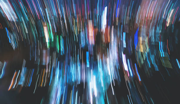 istock Blurred abstract bokeh background of the city 982128658