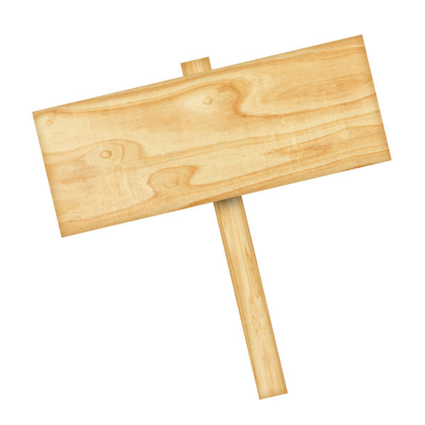 istock Wooden sign isolated on white background 982141354