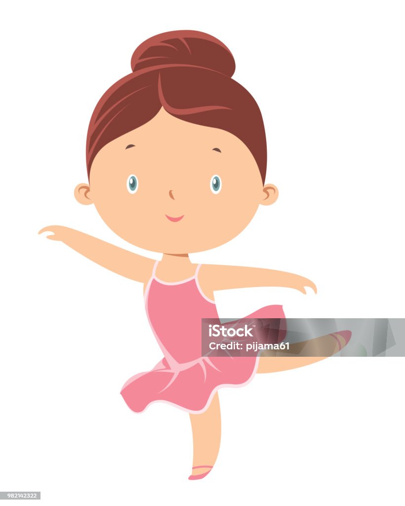 ballerina girl Vector ballerina girl Dancing stock vector