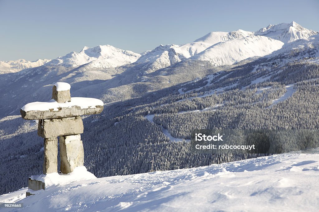 Blackcomb Sentry  Whistler - British Columbia Stock Photo