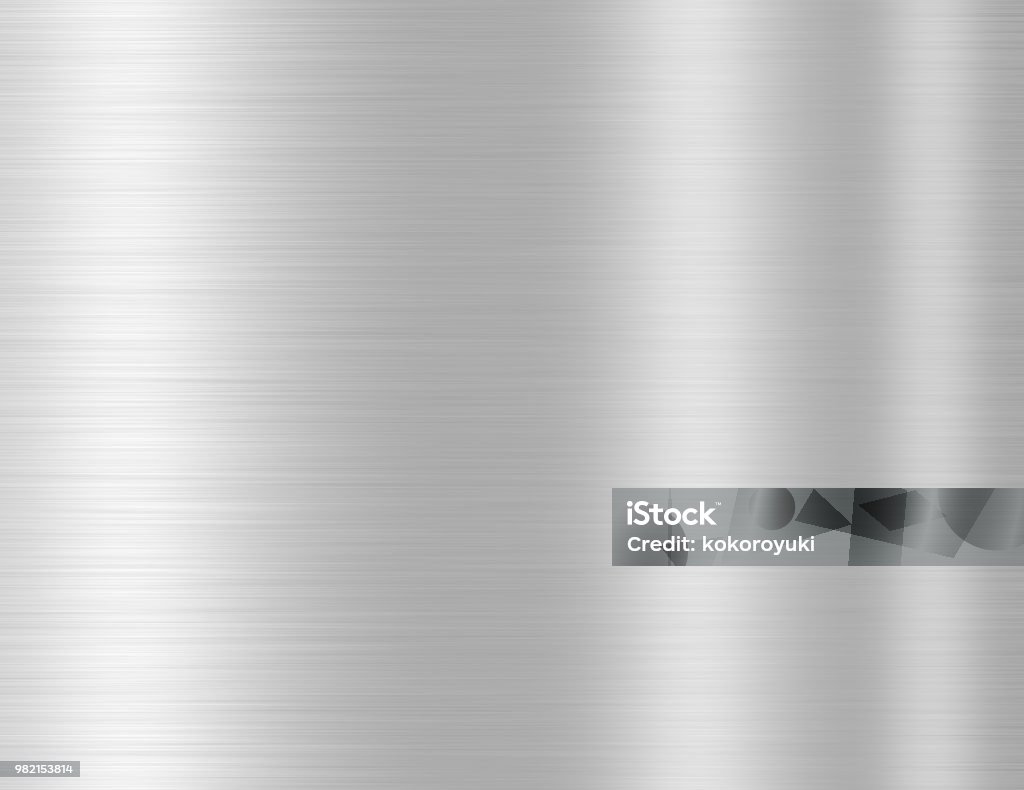 Silber Metall Textur Hintergrund - Lizenzfrei Bürsten Stock-Foto