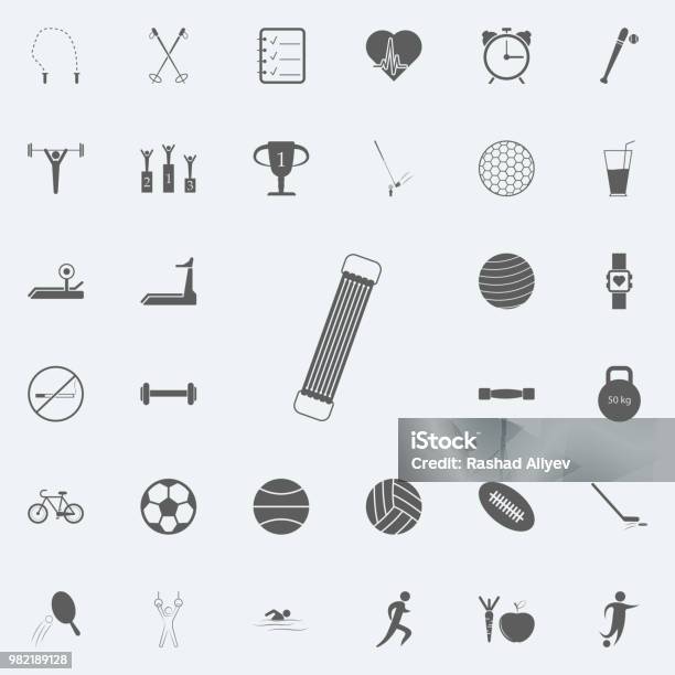 Shoulder Expander Icon Detailed Set Of Sport Icons Premium Quality Graphic Design Sign One Of The Collection Icons For Websites Web Design Mobile App Stock Illustration - Download Image Now