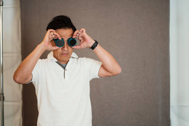 istock Senior man wearing underwater goggles 982208724