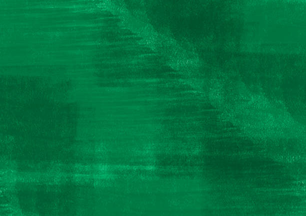 istock Green water color patches graphic brush strokes design effect element for background 982223940