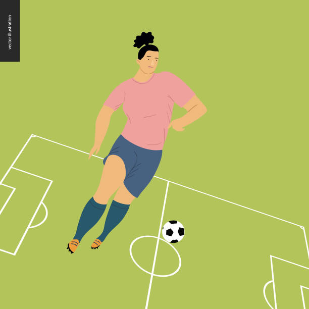 istock Womens European football, soccer player 982228074