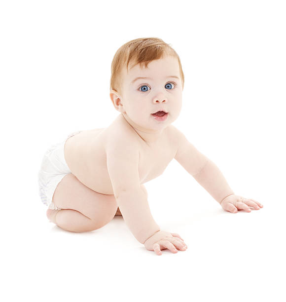 istock crawling baby boy in diaper 98222827