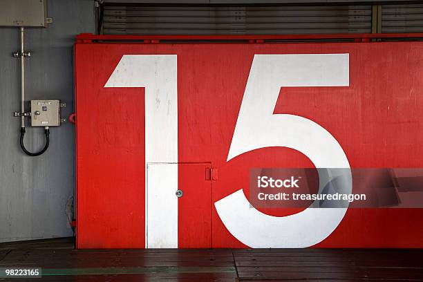 Water Tight Door 15 Stock Photo - Download Image Now - Number 15, Metal, Backgrounds